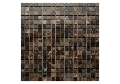 Каменная мозаика Emperador Dark pol. 15x15х4